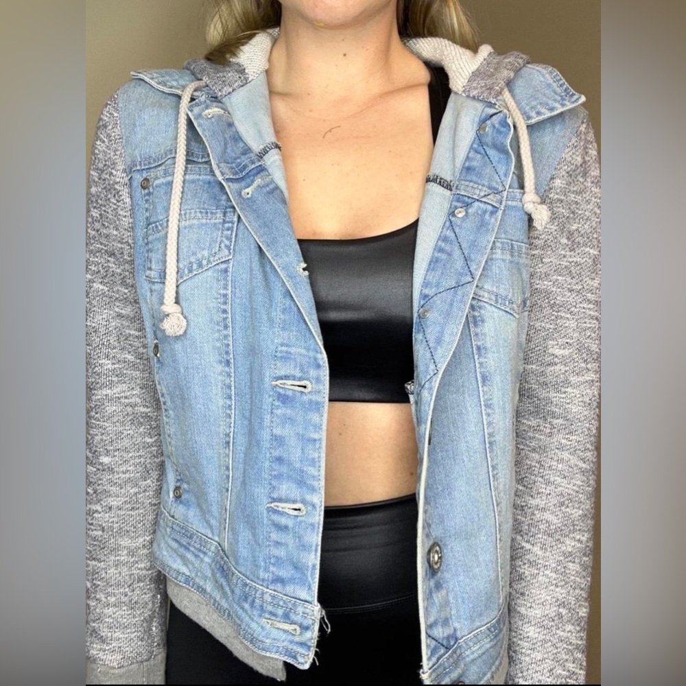 Hoodie Denim Jacket